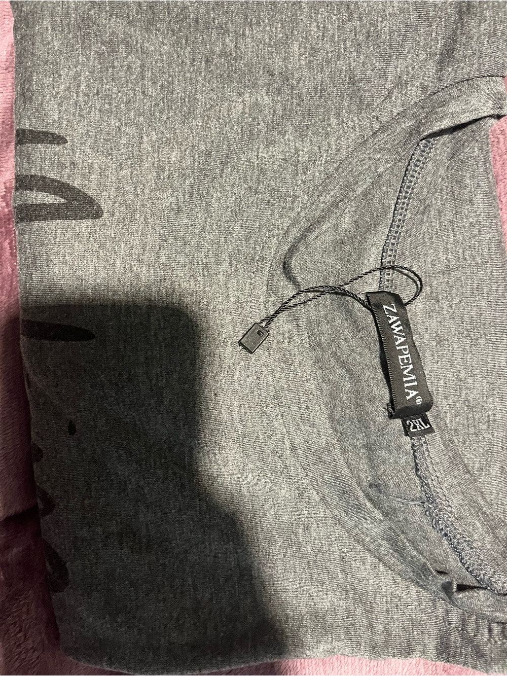 Zawapemia  Gray Crewneck Tee 2xl - Picture 7 of 7